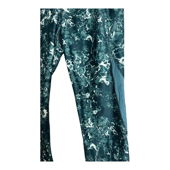 Under Armour Heat Gear Athletic Pants Workout Gym Running Yoga Sports M Green - Picture 2 of 4